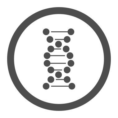 Genom yuvarlak vektör simgesi