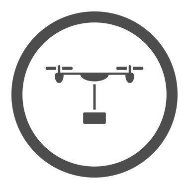 Air Copter Shipping Rounded Vector Icon
