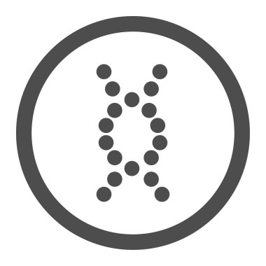 DNA Helix Rounded Vector Icon