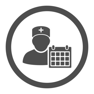Doctor Appointment Circled Vector Icon
