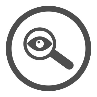 Yuvarlak vektör simge araştırmak