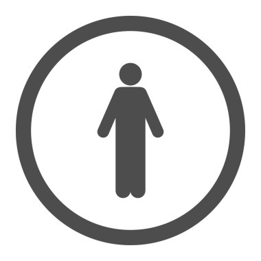 Gentleman Circled Vector Icon