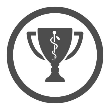 Medical Cup Circled Vector Icon