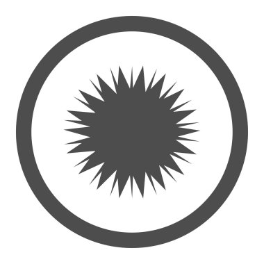 Bacteria Spore Rounded Vector Icon