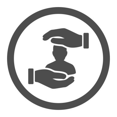 Client Insurance Rounded Vector Icon