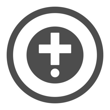 Eczane daire içinde vektör simgesi