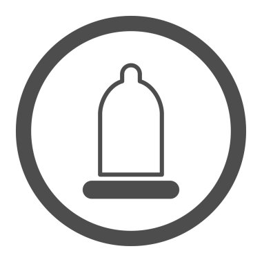 Koruyucu yuvarlak vektör simgesi