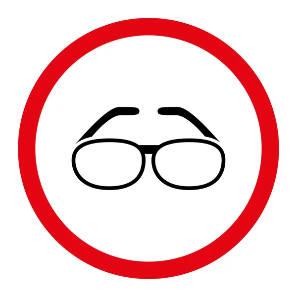 Spectacles Circled Vector Icon — Stockový vektor