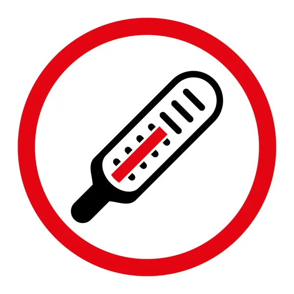 Thermometer Circled Vector Icon — Stockový vektor