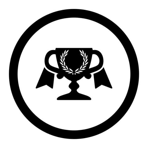 Award Cup afgeronde Vector Icon — Stockvector