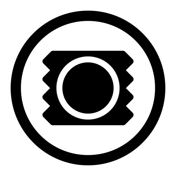 Tartósítószer körözött Vector Icon — Stock Vector