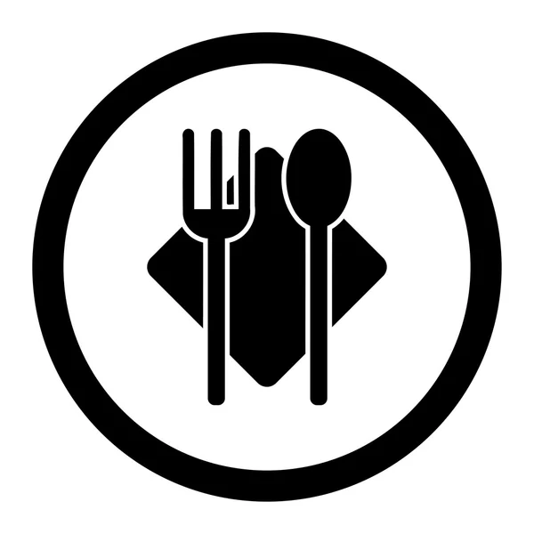 Nutriție Rotunjită Vector Icon — Vector de stoc