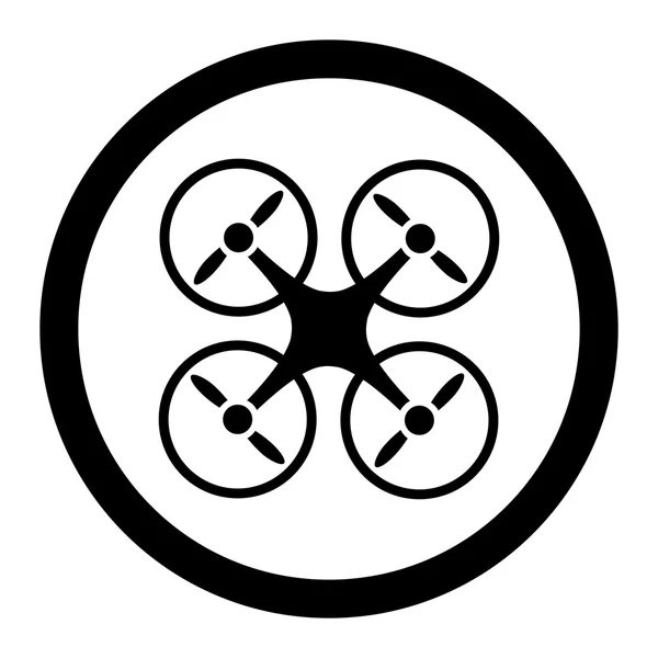Векторная икона дрона — стоковый вектор