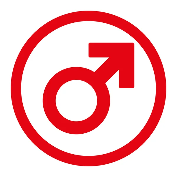 Guy Symbol Rounded Vector Icon — Wektor stockowy