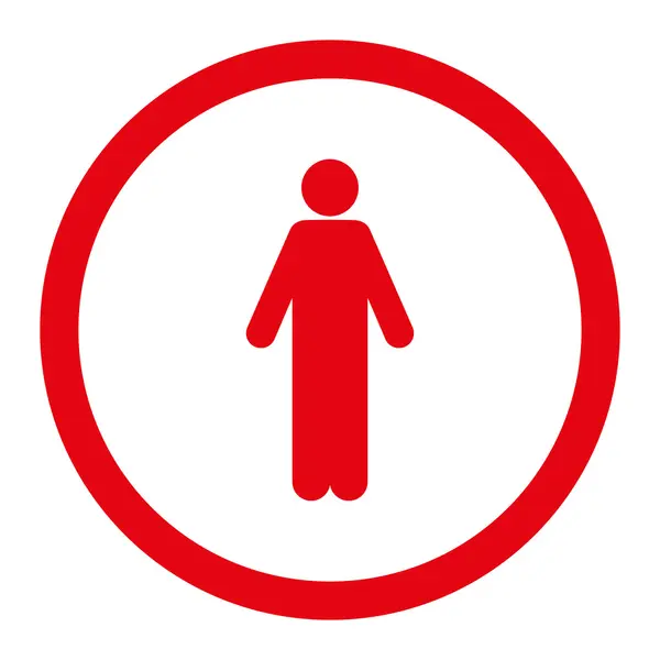 Boy Circled Vector Icon — 图库矢量图片