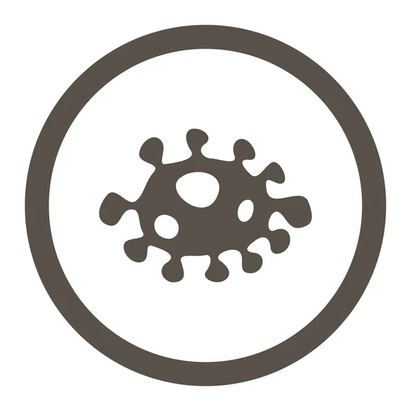 Ameba σε κύκλο εικονίδιο του φορέα — Διανυσματικό Αρχείο