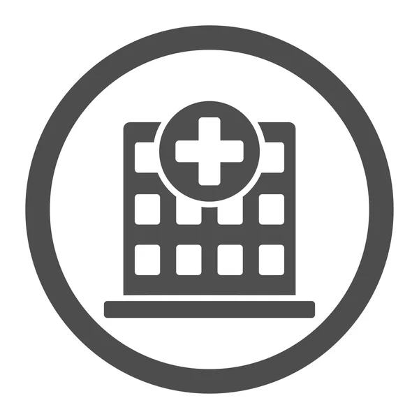 Kliniken cirklade vektor Icon — Stock vektor