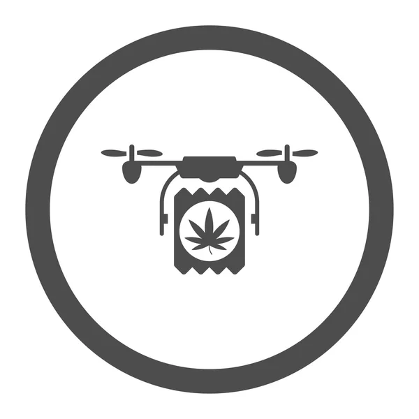 Циркуляционная векторная икона доставки фармацевтических самолетов — стоковый вектор