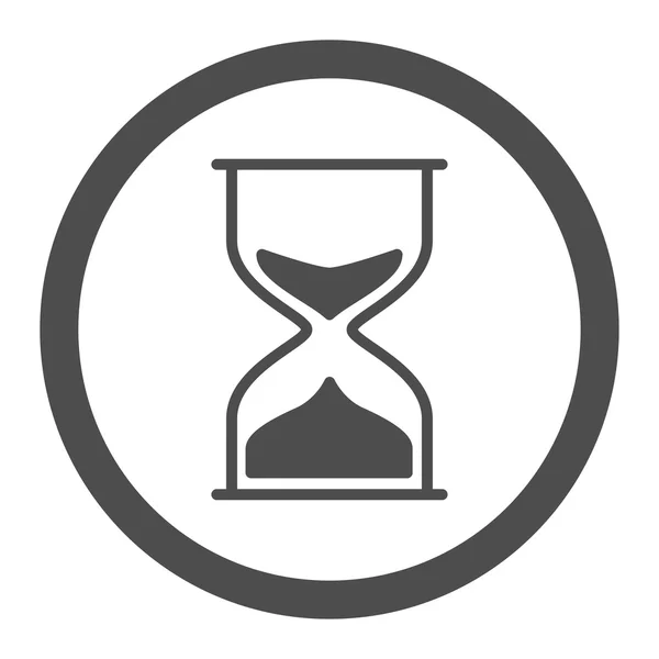 Ikona přesýpacích hodin zaoblené vektor — Stockový vektor