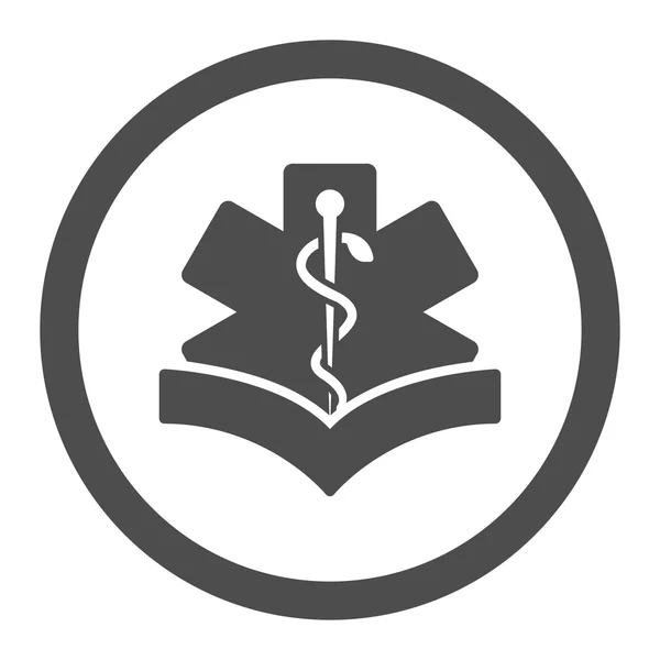 Medical Knowledge Circled Vector Icon — Stock vektor