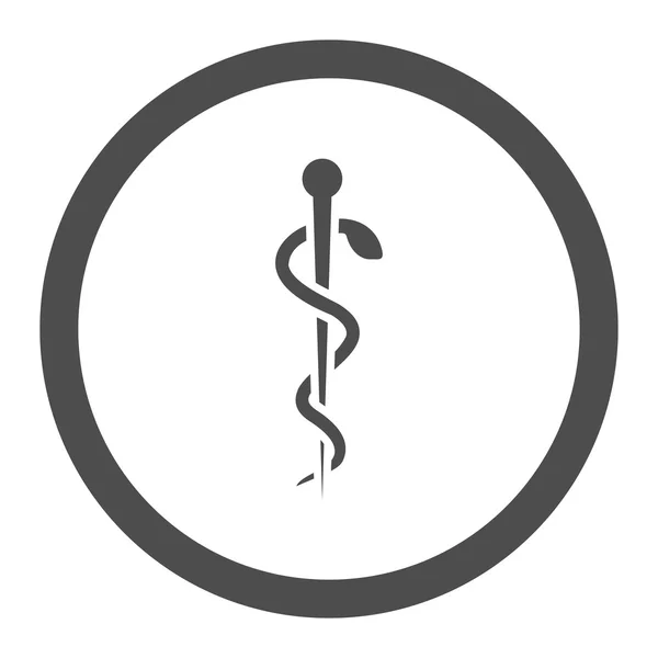 Medical Needle Circled Vector Icon — Wektor stockowy