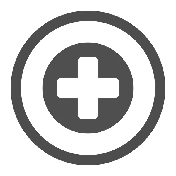 Medicina círculo vetor ícone —  Vetores de Stock