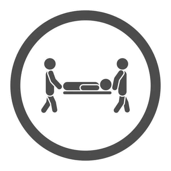 Client Stretcher Rounded Vector Icon — 스톡 벡터