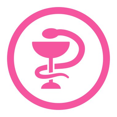 Yılan Kupası yuvarlak Raster simgesi