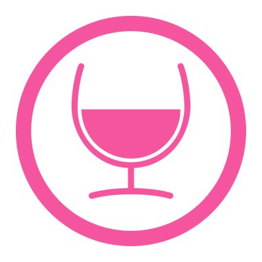 Raster simgesi çare cam yuvarlak