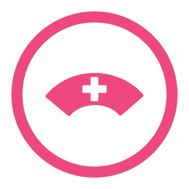 Tıbbi güneşlik yuvarlak Raster simgesi