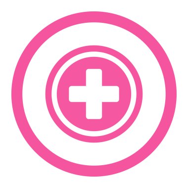 Çapraz yuvarlak Raster simgesi yuvarlak