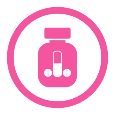 Erkek tıp yuvarlak Raster simgesi