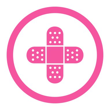 Yuvarlak Raster simgesi alçı