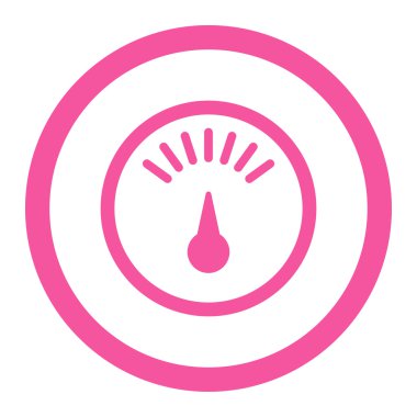 Ölçer yuvarlak Raster simgesi