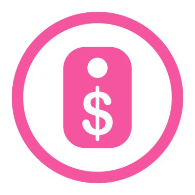 Fiyat etiketi yuvarlak Raster simgesi