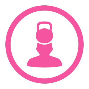 Hasta stres yuvarlak Raster simgesi