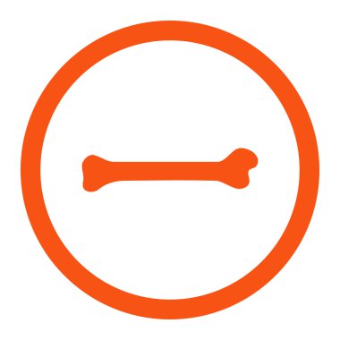 Kemik yuvarlak Raster simgesi