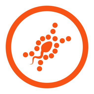 DNA çoğaltma yuvarlak Raster simgesi