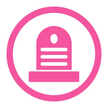 Mezar taşı yuvarlak Raster simgesi