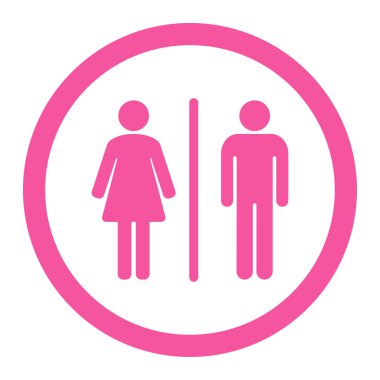 WC yuvarlak Raster simgesi