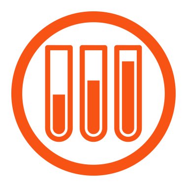 Kan analizi yuvarlak Raster simgesi