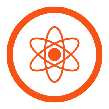 Atom yuvarlak Raster simgesi