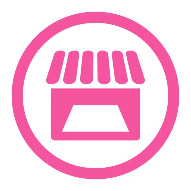 Mağaza yuvarlak Raster simgesi