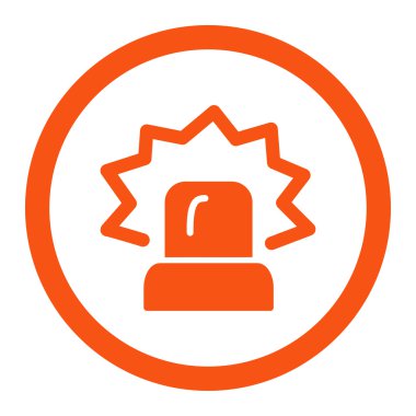 Alarm yuvarlak Raster simgesi