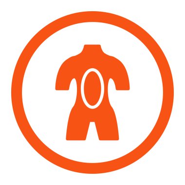 Anatomi yuvarlak Raster simgesi