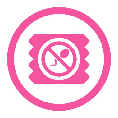 Sperm öldürücü prezervatif yuvarlak Raster simgesi