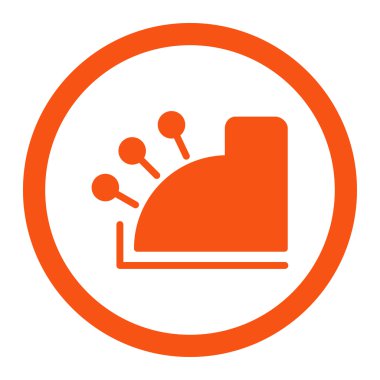 Para yuvarlak Raster simgesi