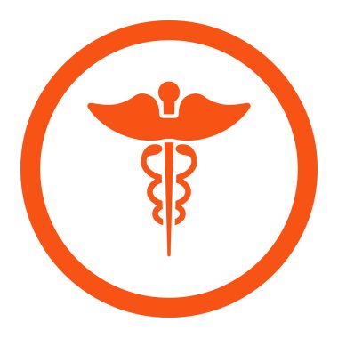 Caduceus yuvarlak Raster simgesi