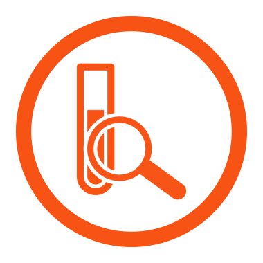 Kimyasal Test yuvarlak Raster simgesi