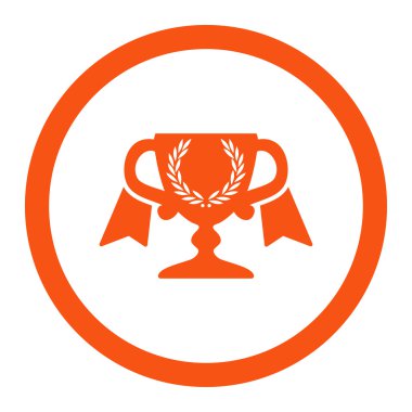 Ödülü Kupası yuvarlak Raster simgesi